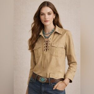 Vintage Y2K Utility Cargo Shirt Nine West Medium